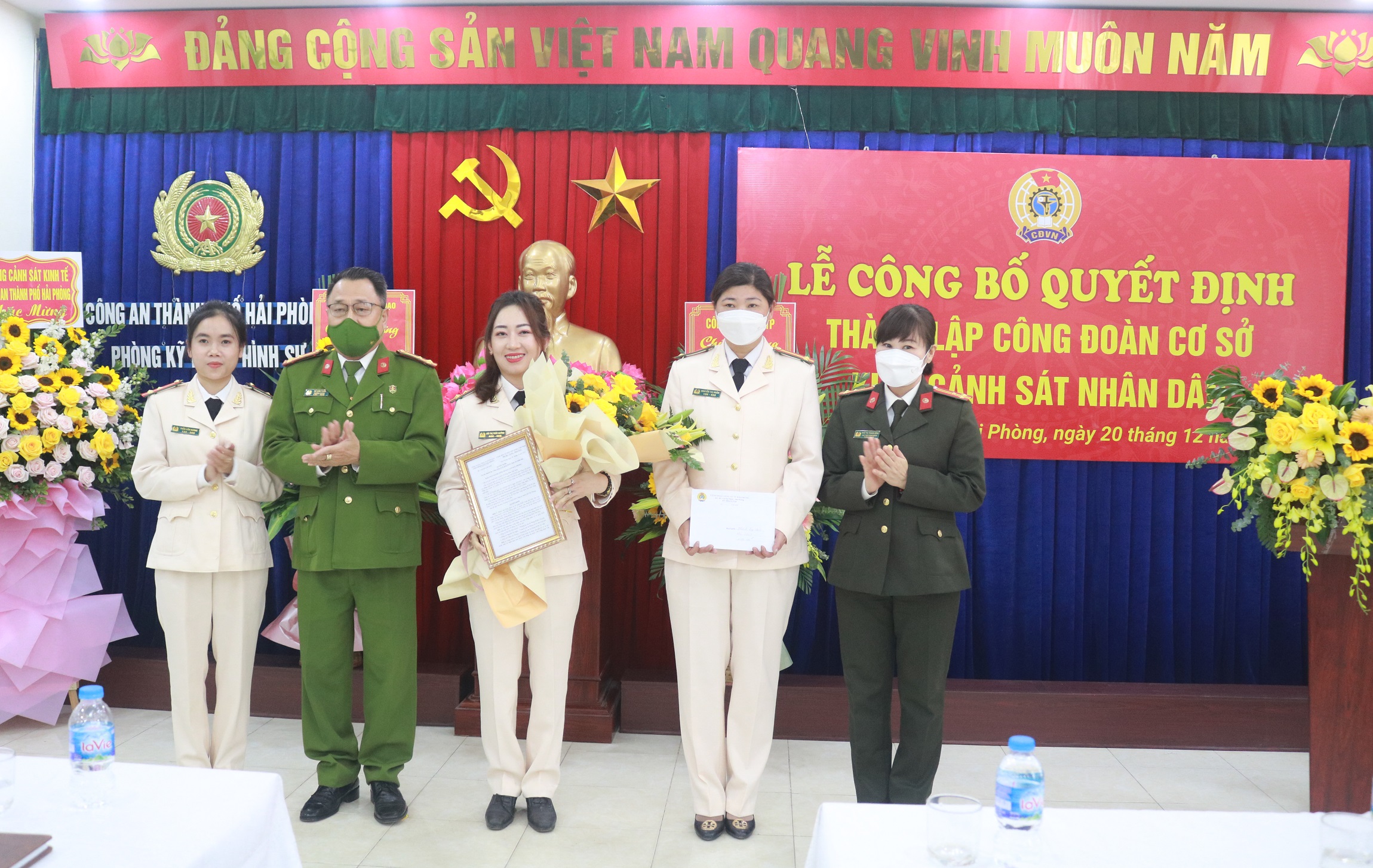 Thành lập Công đoàn cơ sở ghép khối Cảnh sát nhân dân